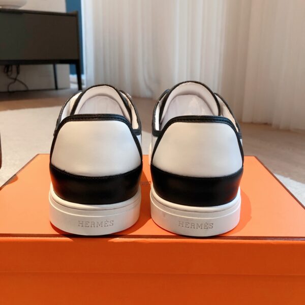 Hermes New Cowhide Leather Casual Shoes For Men And Women - Image 8