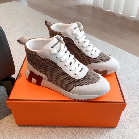 Hermes Giga Couple High Top Casual Sports Shoes