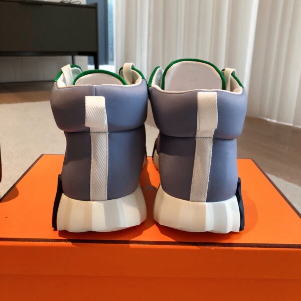 Hermes Good Quality Giga Couple High Top Casual Sports Shoes - Image 8
