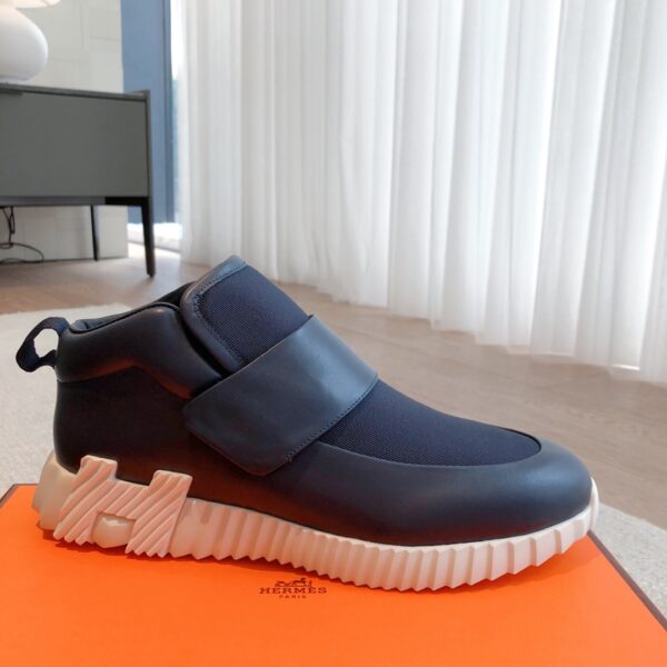 Hermes Couple High Top Height Increase Casual Sports Shoes - Image 4