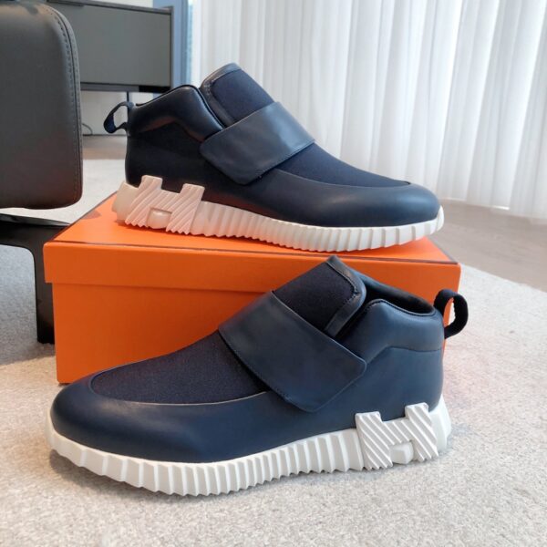 Hermes Couple High Top Height Increase Casual Sports Shoes - Image 5