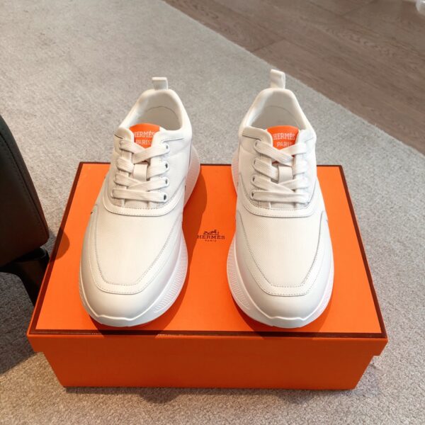 Hermes Couple High Top Thick Sole Casual Sports Shoes - Image 2
