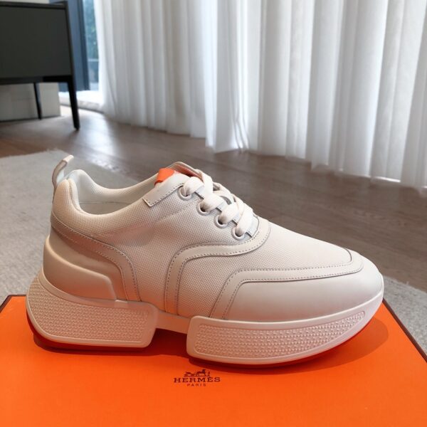 Hermes Couple High Top Thick Sole Casual Sports Shoes - Image 4