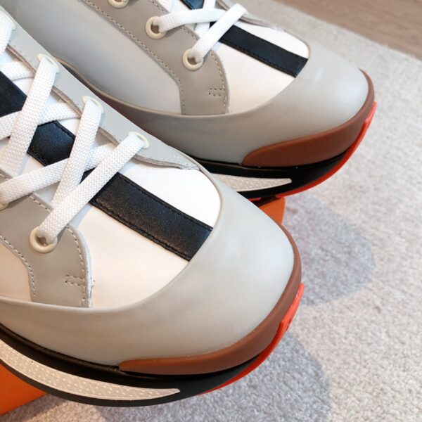 Hermes Couple High Top Thick Sole Height Increase Casual Sports Shoes - Image 6