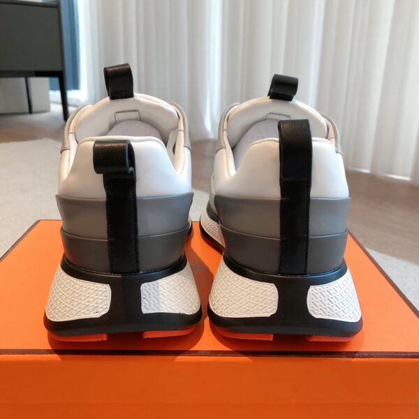 Hermes Couple High Top Thick Sole Height Increase Casual Sports Shoes - Image 8