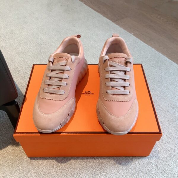 Hermes Couple Low Top Height Increase Casual Sports Shoes - Image 2