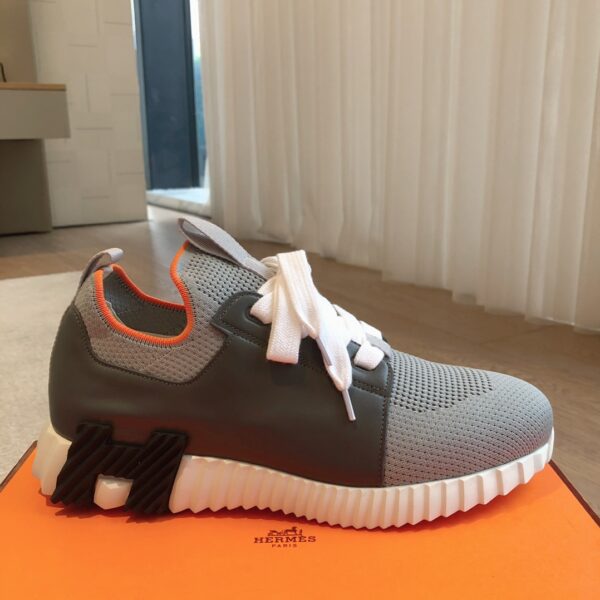 Hermes Couple Low Top Height Increase 3cm Casual Sports Shoes - Image 4
