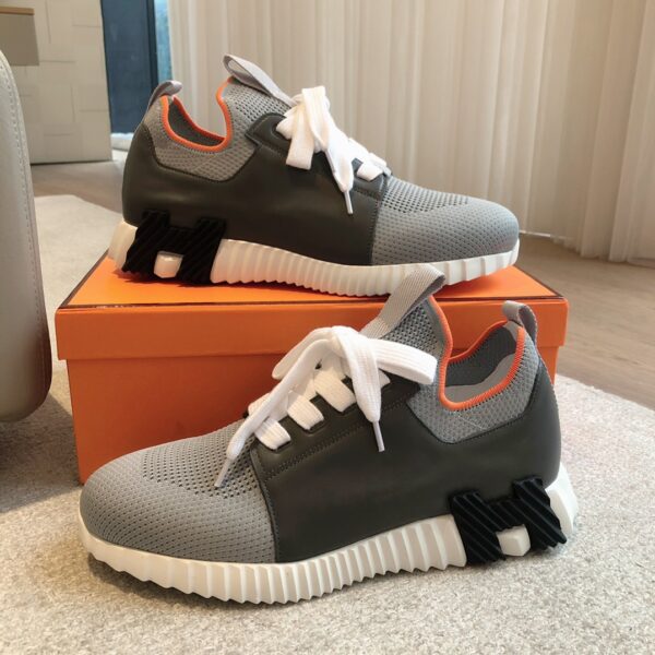Hermes Couple Low Top Height Increase 3cm Casual Sports Shoes - Image 5