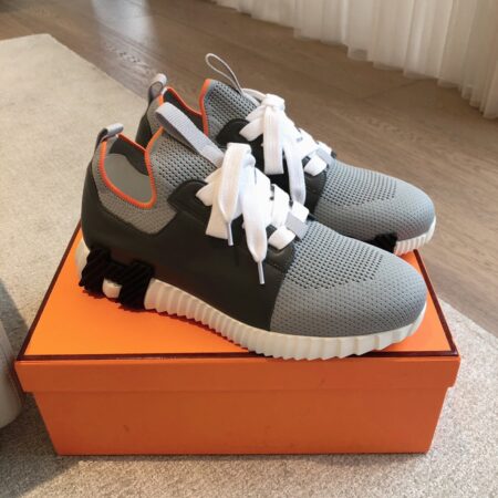 Hermes Couple Low Top Height Increase 3cm Casual Sports Shoes