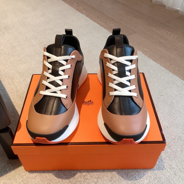 Hermes Couple Low Top Height Increase 5cm Casual Sports Shoes - Image 2
