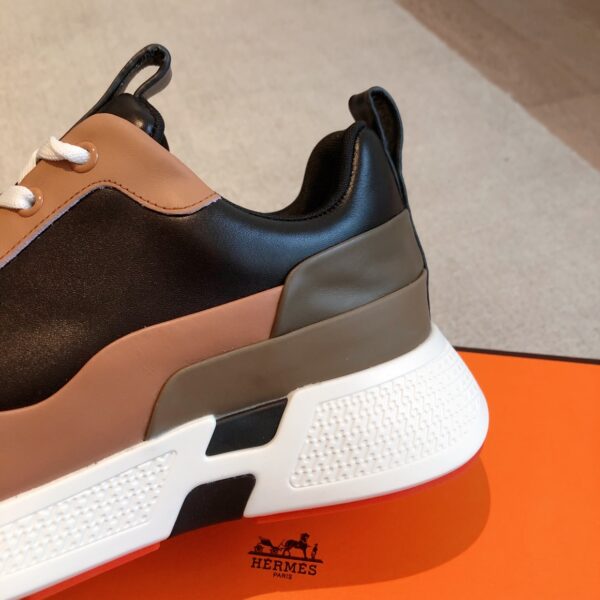 Hermes Couple Low Top Height Increase 5cm Casual Sports Shoes - Image 7