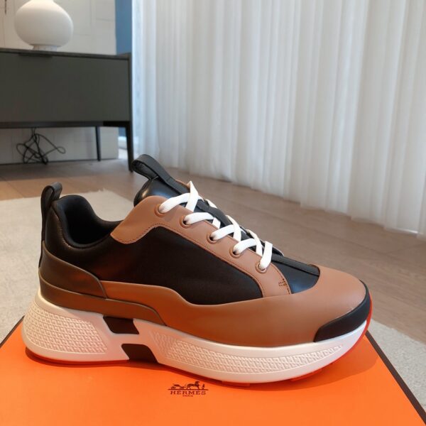 Hermes Couple Low Top Height Increase 5cm Casual Sports Shoes - Image 4