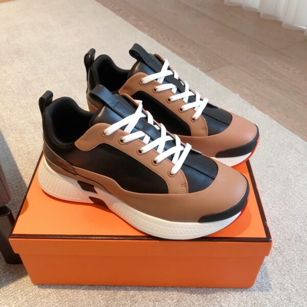 Hermes Couple Low Top Height Increase 5cm Casual Sports Shoes