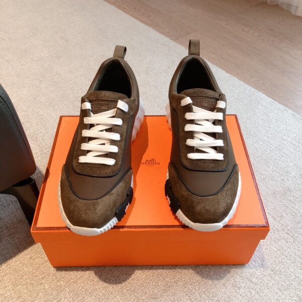 Hermes Couple Low Cut Thick Bottom 3cm Casual Sports Shoes - Image 2