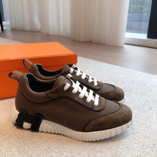 Hermes Couple Low Cut Thick Bottom 3cm Casual Sports Shoes - Image 3