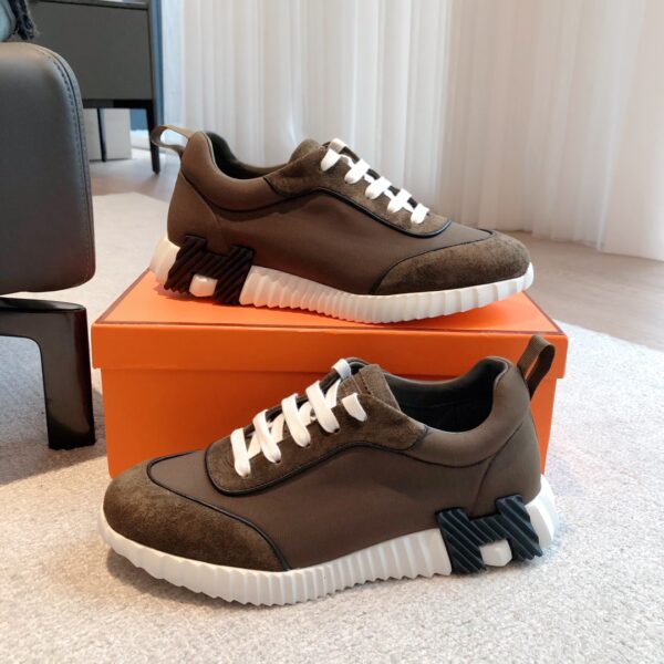 Hermes Couple Low Cut Thick Bottom 3cm Casual Sports Shoes - Image 5