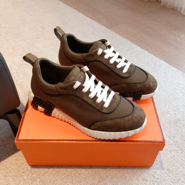 Hermes Couple Low Cut Thick Bottom 3cm Casual Sports Shoes