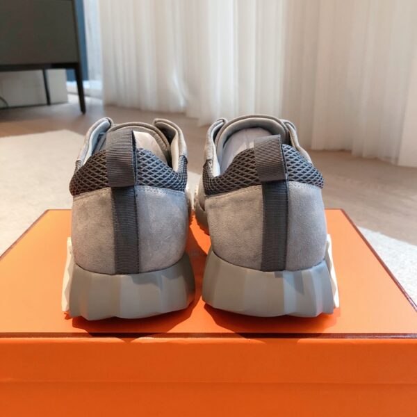 Hermes Couple Low Cut Thick Bottom Cowhide Leather Casual Sports Shoes - Image 8