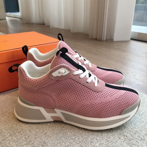 Hermes Couple Breathable Mesh Casual Sports Shoes - Image 3