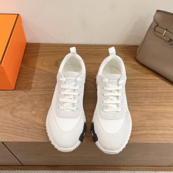 Hermes Cowhide Leather Casual Sports Shoes For Men's And Women's - Image 2