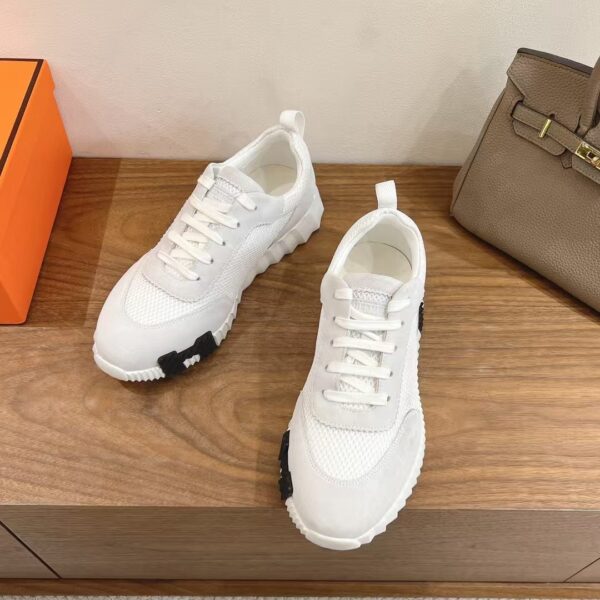 Hermes Cowhide Leather Casual Sports Shoes For Men's And Women's - Image 3