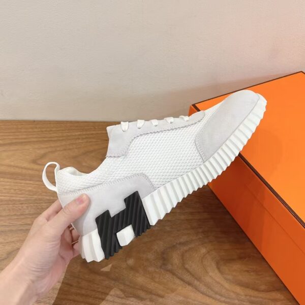 Hermes Cowhide Leather Casual Sports Shoes For Men's And Women's - Image 6