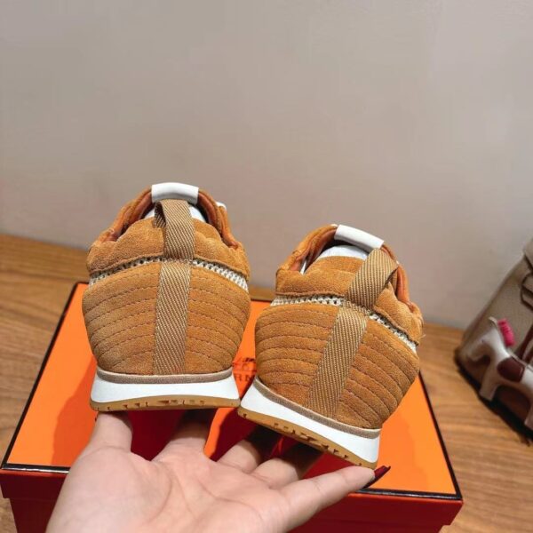 Hermes Men And Women Cowhide Leather Casual Sports Shoes - Image 8