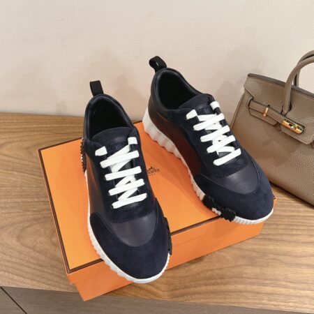 Hermes Exquisite Cowhide Leather Casual Sports Shoes