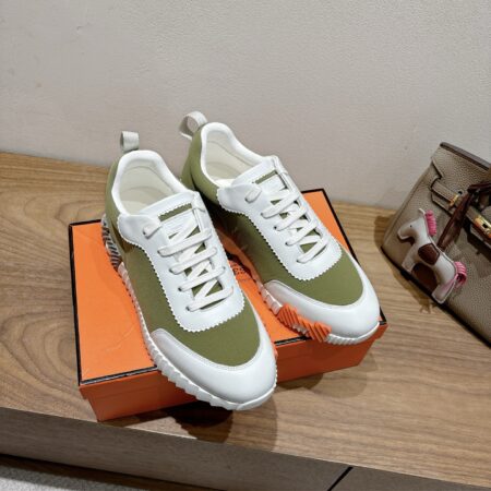 Hermes Good Exquisite Cowhide Leather Casual Sports Shoes