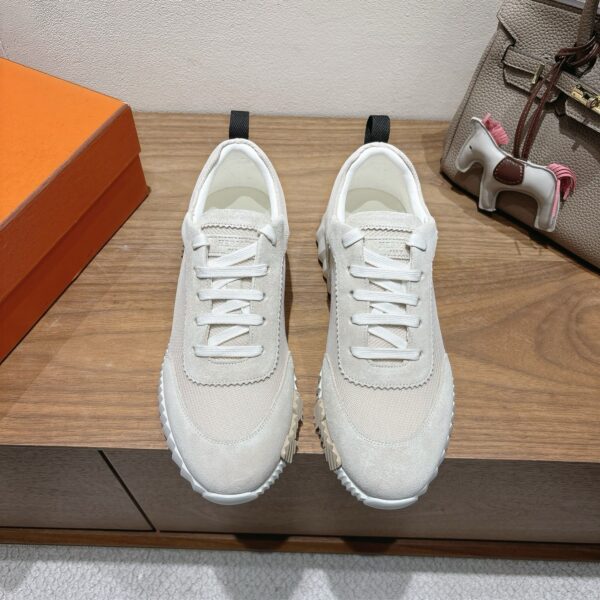 Hermes Fashion Couple's Cowhide Leather Sports Shoes - Image 2