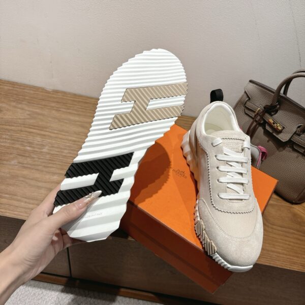 Hermes Fashion Couple's Cowhide Leather Sports Shoes - Image 9