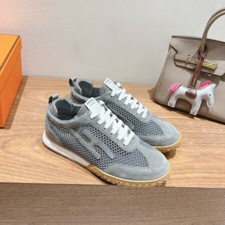 Hermes Cowhide Leather Sport Shoes For Men And Women