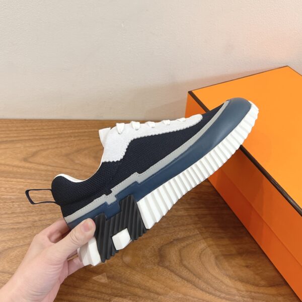 Hermes Classic Couple Style Cowhide Leather Casual Sport Shoes - Image 5
