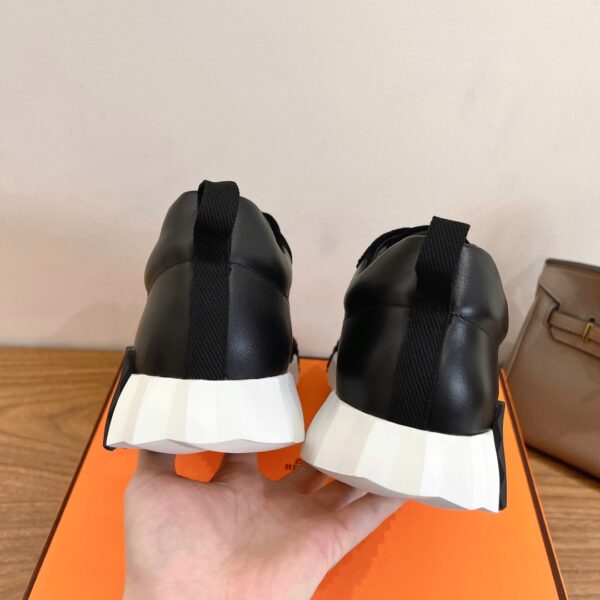 Hermes Classic Couple's Cowhide Leather Casual Sport Shoes - Image 8