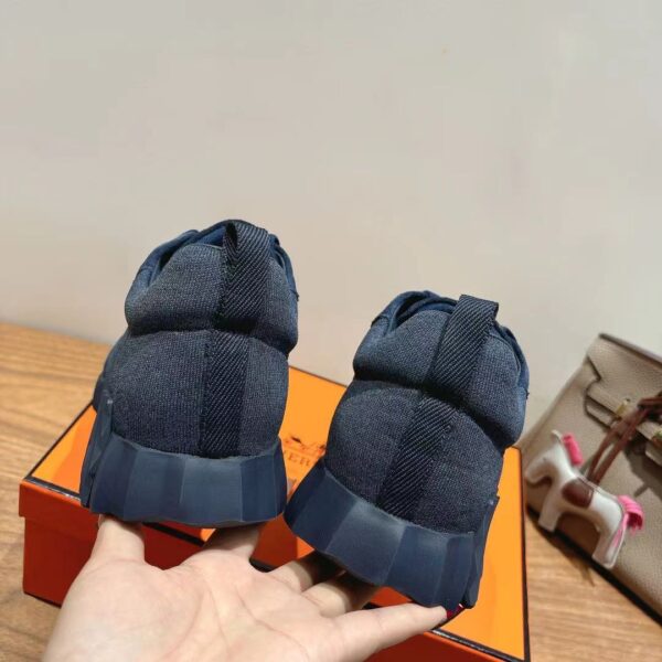 Hermes Couple Style Suede Cowhide Leather Classic Sport Shoes - Image 8