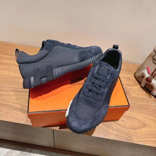 Hermes Couple Style Suede Cowhide Leather Classic Sport Shoes - Image 5