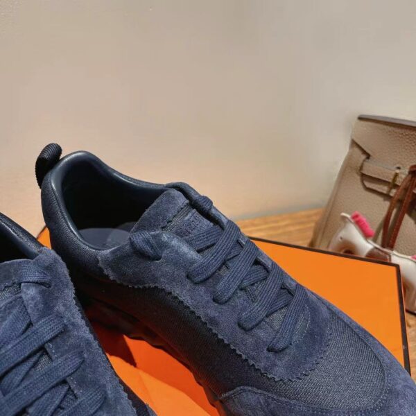 Hermes Couple Style Suede Cowhide Leather Classic Sport Shoes - Image 7