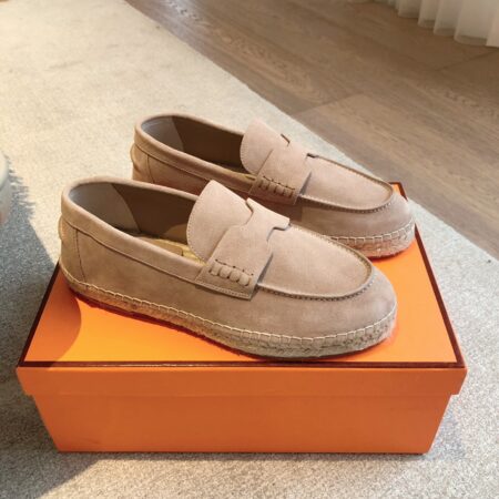 Hermes Couple's Style Calfskin Classic Casual Sport Shoes