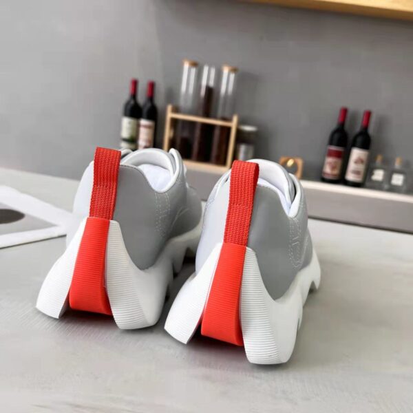 Hermes Couple's Suede Cowhide Leather Casual Sport Shoes - Image 8