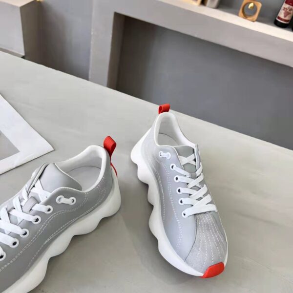 Hermes Couple's Suede Cowhide Leather Casual Sport Shoes - Image 6