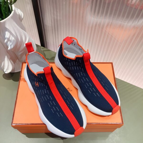 Hermes Couple's Mesh Fabric Ventilate Casual Sport Shoes - Image 2