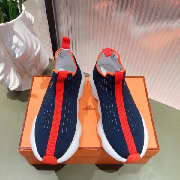 Hermes Couple's Mesh Fabric Ventilate Casual Sport Shoes - Image 3
