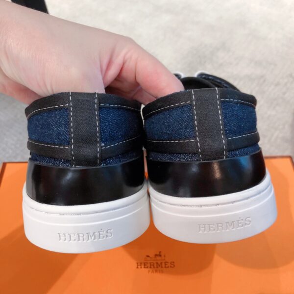 Hermes Denim Casual Sport Shoes For Men And Women - Image 8