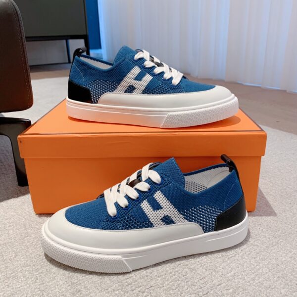 Hermes Breathable Mesh Casual Sport Shoes For Men And Women - Image 5
