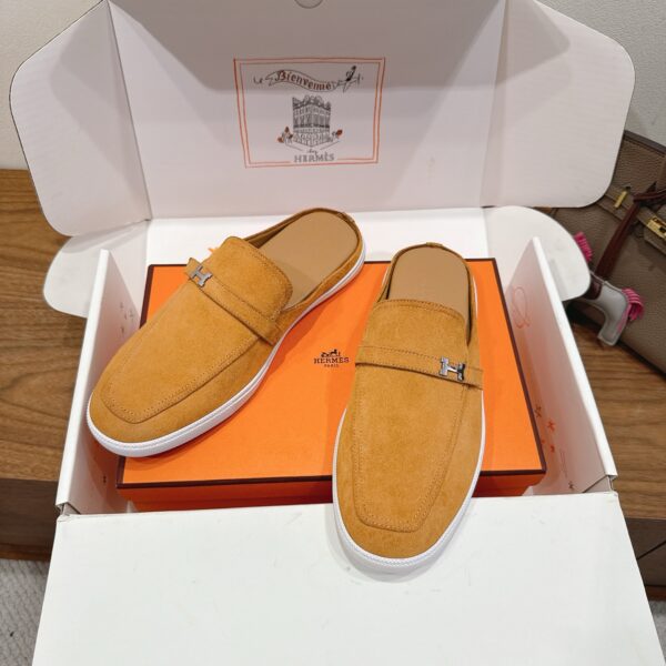 Hermes Couple's Spring And Summer Color Casual Slippers - Image 2