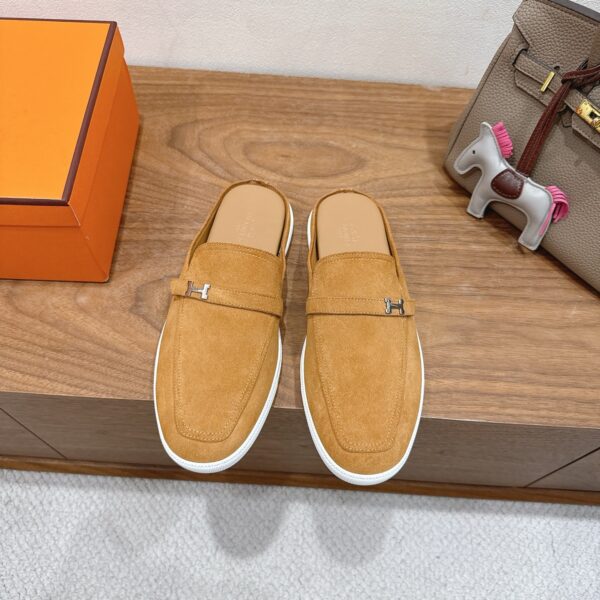Hermes Couple's Spring And Summer Color Casual Slippers - Image 4