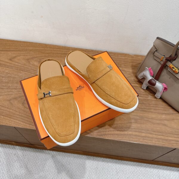 Hermes Couple's Spring And Summer Color Casual Slippers - Image 5