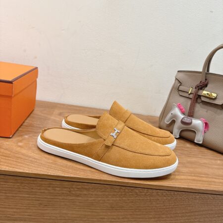 Hermes Couple's Spring And Summer Color Casual Slippers