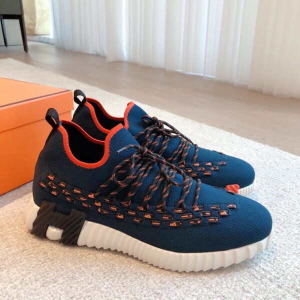 Hermes Couple's Breathable Fabric Casual Sport Shoes - Image 3