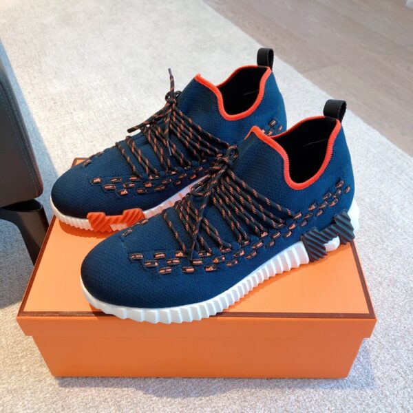 Hermes Couple's Breathable Fabric Casual Sport Shoes